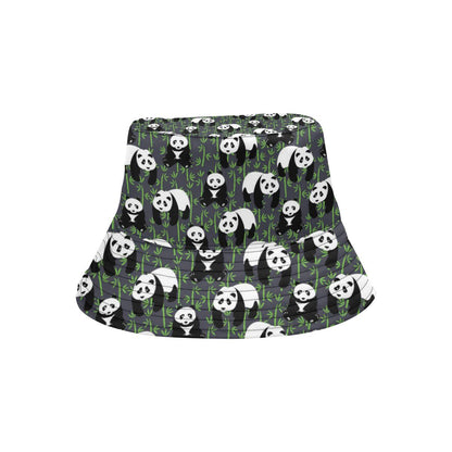 Panda Bear Bamboo Themed Print Unisex Bucket Hat