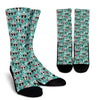 Panda Bear Cute Themed Print Crew Socks