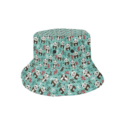 Panda Bear Cute Themed Print Unisex Bucket Hat