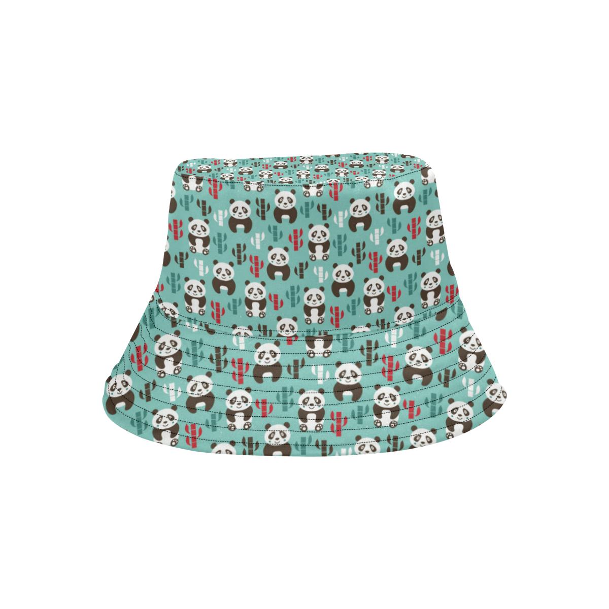 Panda Bear Cute Themed Print Unisex Bucket Hat