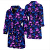 Panda Bear Design Bamboo Print Men Bath Robe-JTAMIGO.COM