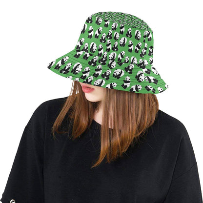 Panda Bear Pattern Themed Print Unisex Bucket Hat