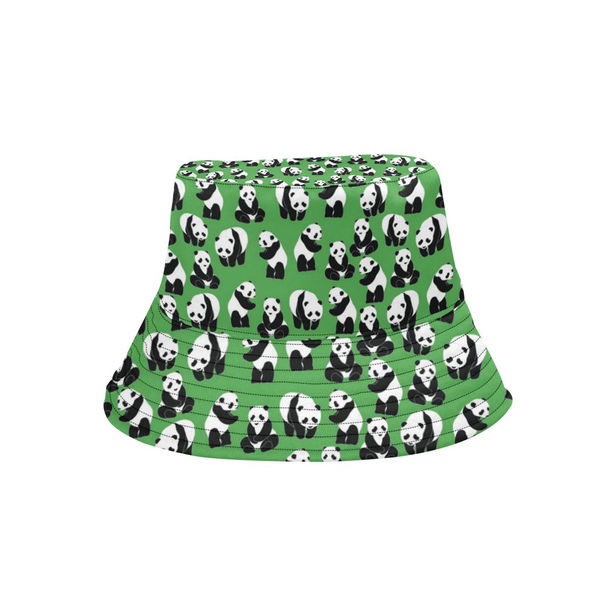 Panda Bear Pattern Themed Print Unisex Bucket Hat