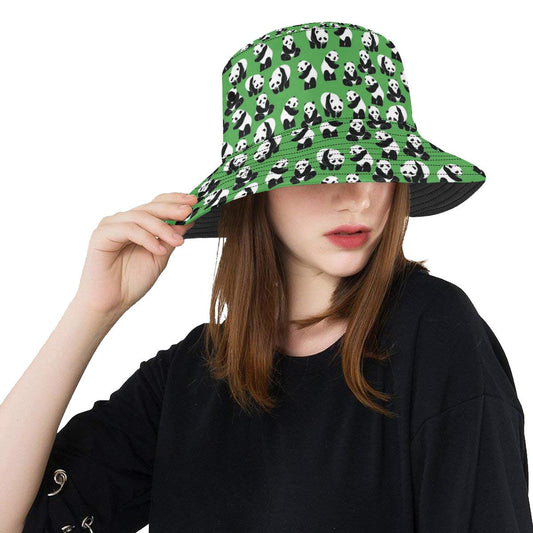 Panda Bear Pattern Themed Print Unisex Bucket Hat