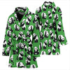 Panda Bear Pattern Themed Print Women Bath Robe-JTAMIGO.COM