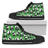 Panda Bear Pattern Themed Print Women High Top Shoes