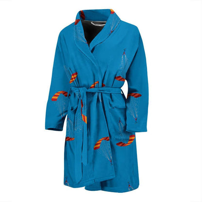 Paratrooper Pattern Print Design A01 Men Bathrobe-JORJUNE.COM