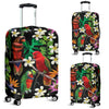 Parrot Design Print Luggage Cover Protector