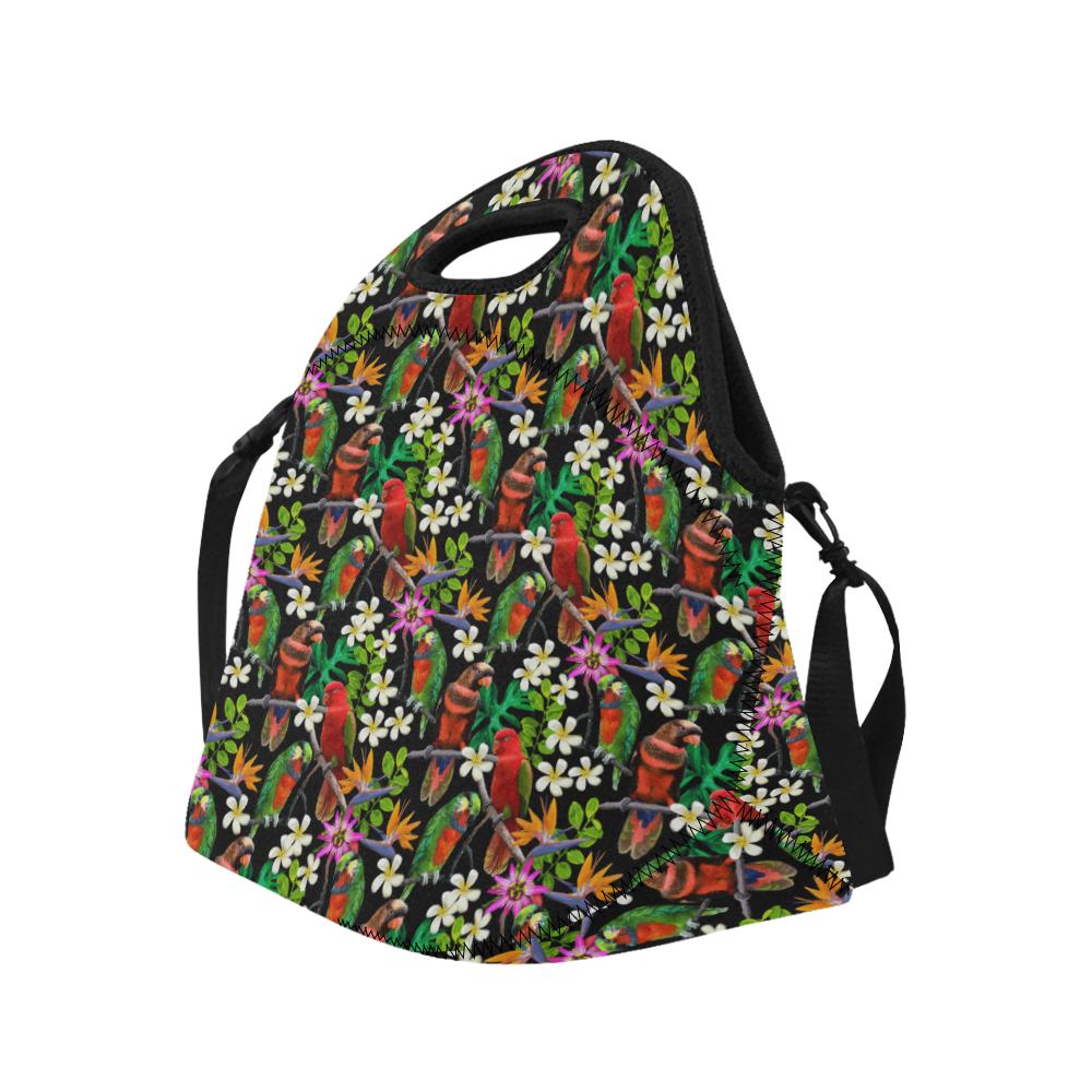 Parrot Design Print Neoprene Lunch Bag (Model 1669)(Large)-JTAMIGO.COM