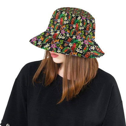 Parrot Design Print Unisex Bucket Hat
