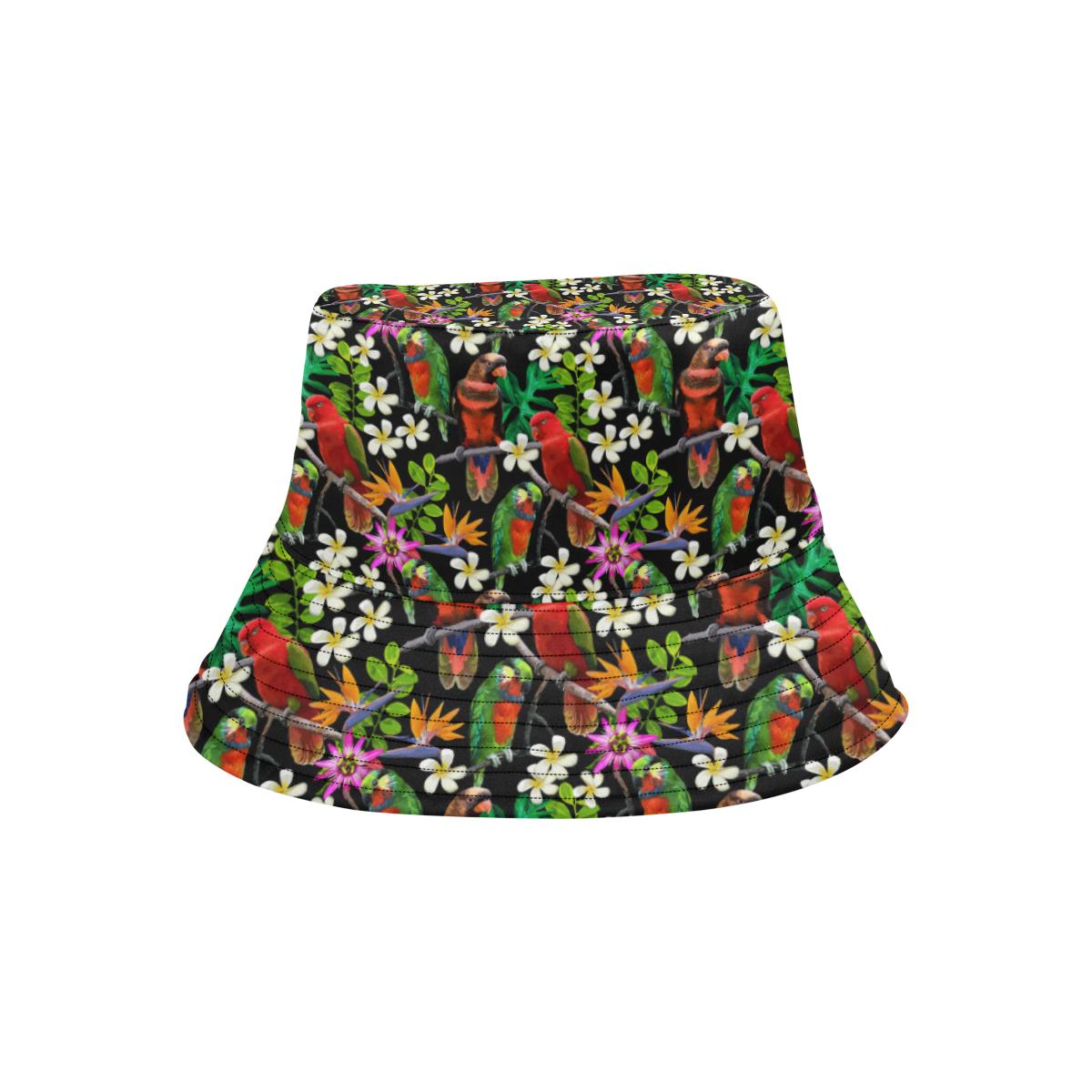 Parrot Design Print Unisex Bucket Hat