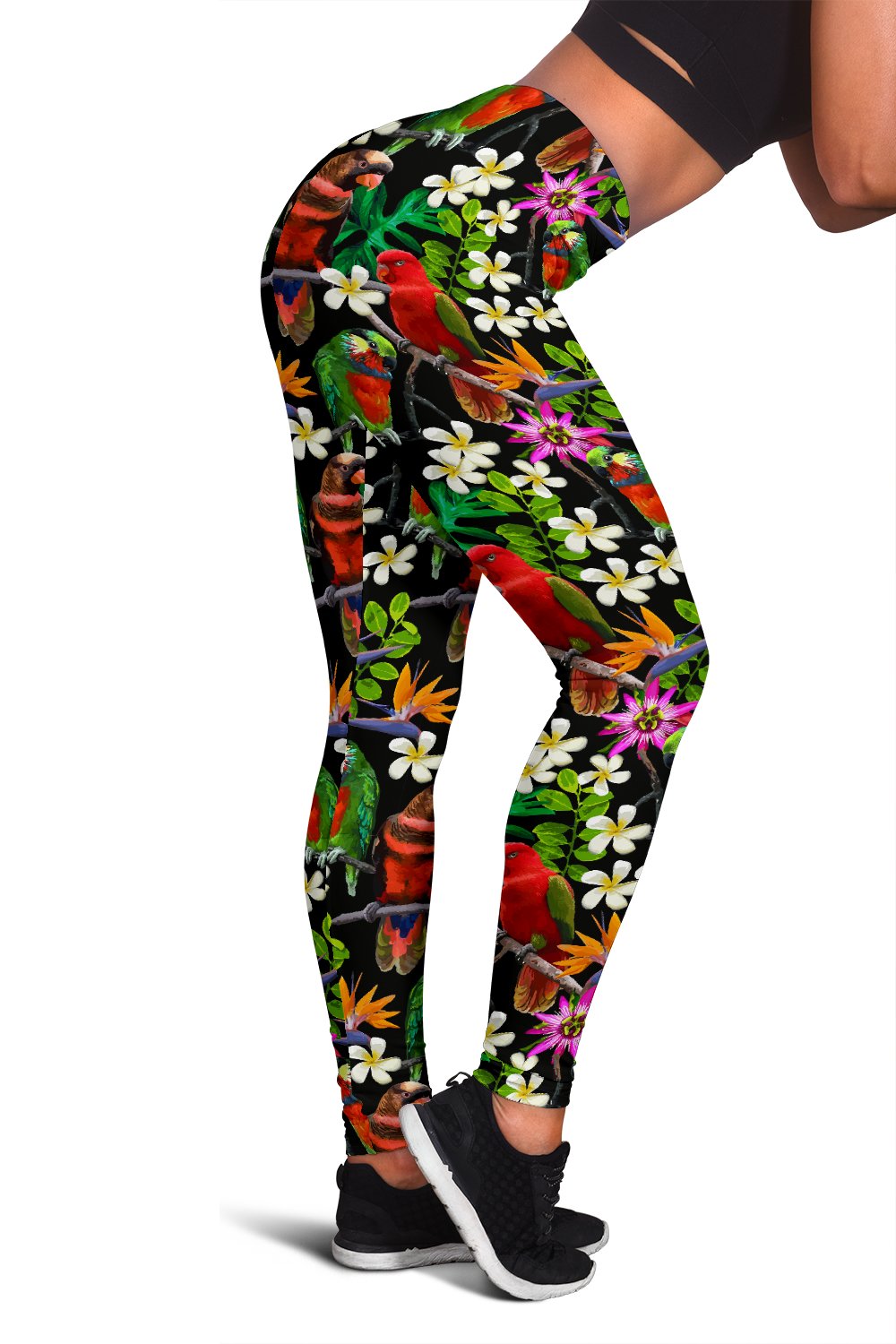 Parrot Design Print Women Leggings
