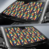 Parrot Themed Design Car Sun Shade For Windshield