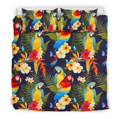 Parrot Themed Design Duvet Cover Bedding Set