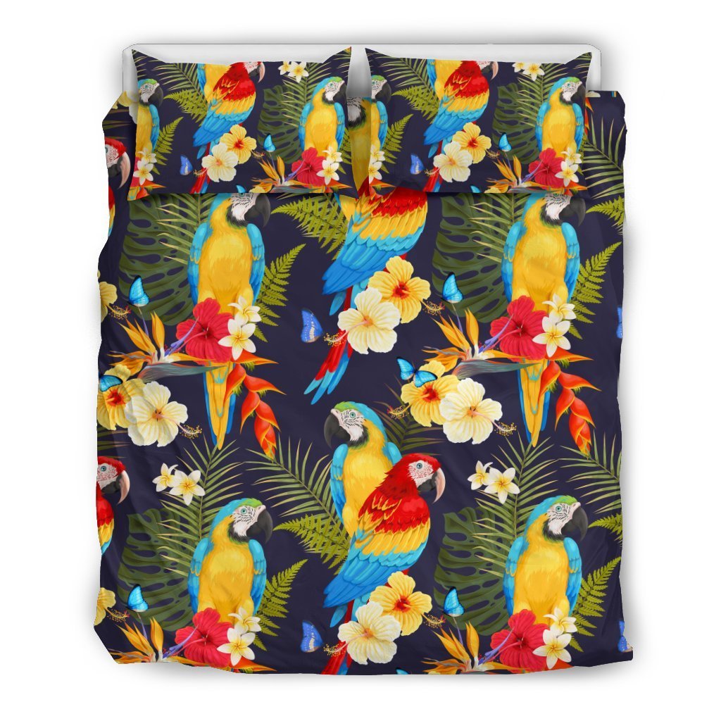 Parrot Themed Design Duvet Cover Bedding Set