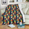 Parrot Themed Design Fleece Blanket