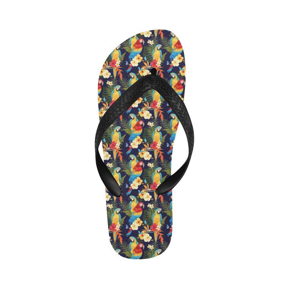 Parrot Themed Design Flip Flops-JTAMIGO.COM