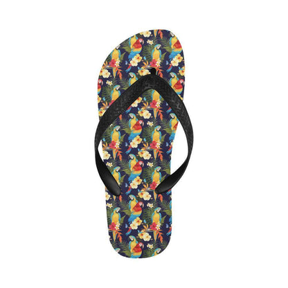 Parrot Themed Design Flip Flops-JTAMIGO.COM