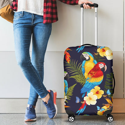 Parrot Themed Design Luggage Cover Protector