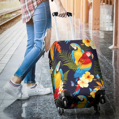 Parrot Themed Design Luggage Cover Protector