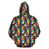 Parrot Themed Design Pullover Hoodie