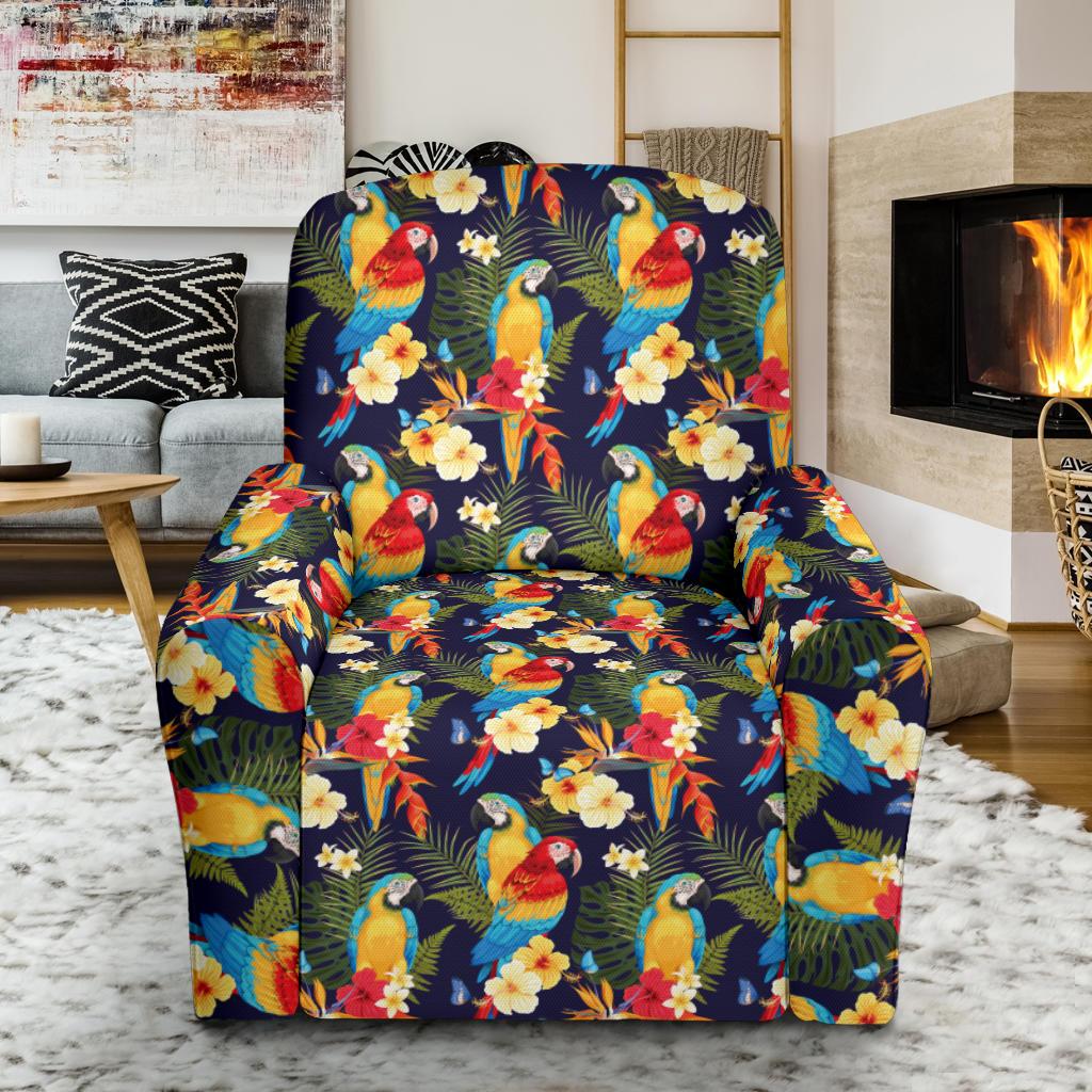 Parrot Themed Design Single Sofa Slipcover -JTAMIGO.COM