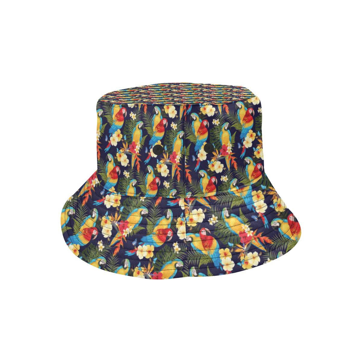 Parrot Themed Design Unisex Bucket Hat