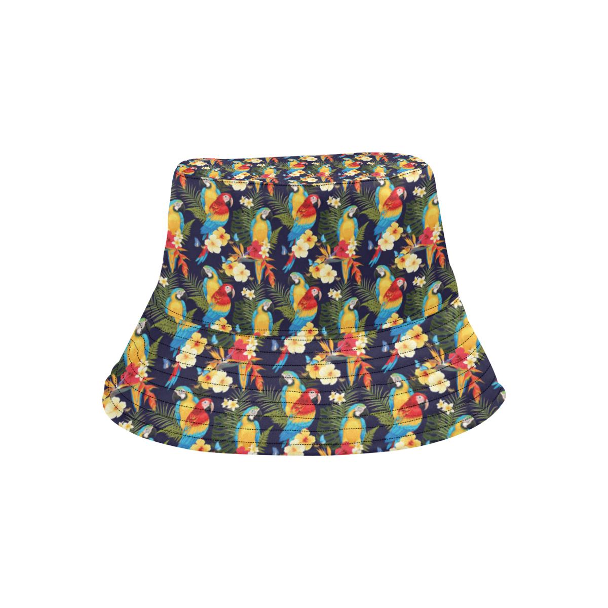 Parrot Themed Design Unisex Bucket Hat