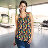 Parrot Themed Design Women Racerback Tank Top