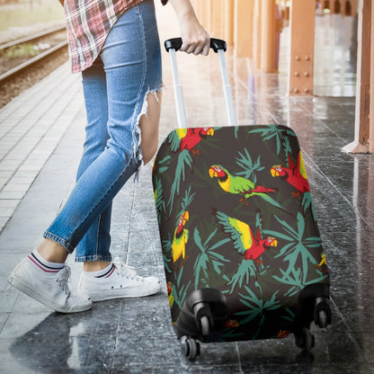 Parrot Themed Print Luggage Cover Protector