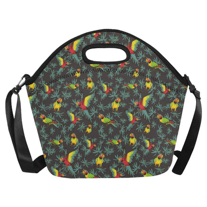 Parrot Themed Print Neoprene Lunch Bag (Model 1669)(Large)-JTAMIGO.COM