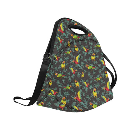 Parrot Themed Print Neoprene Lunch Bag (Model 1669)(Large)-JTAMIGO.COM