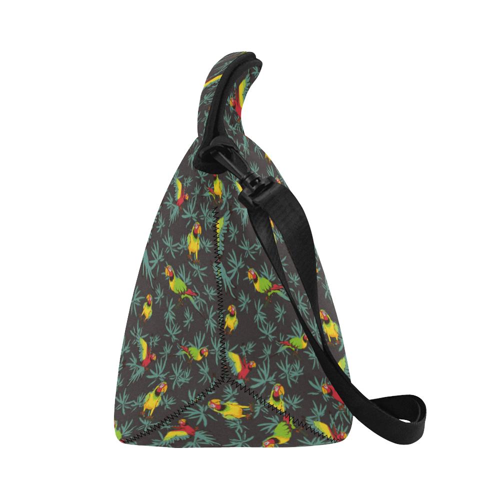 Parrot Themed Print Neoprene Lunch Bag (Model 1669)(Large)-JTAMIGO.COM