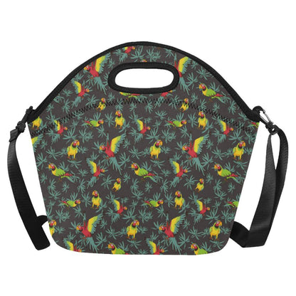 Parrot Themed Print Neoprene Lunch Bag (Model 1669)(Large)-JTAMIGO.COM