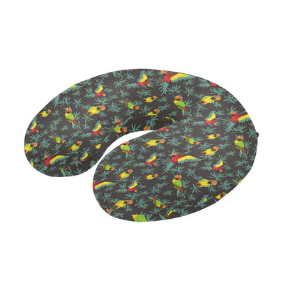 Parrot Themed Print U-Shaped Travel Neck Pillow-JTAMIGO.COM
