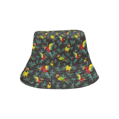 Parrot Themed Print Unisex Bucket Hat