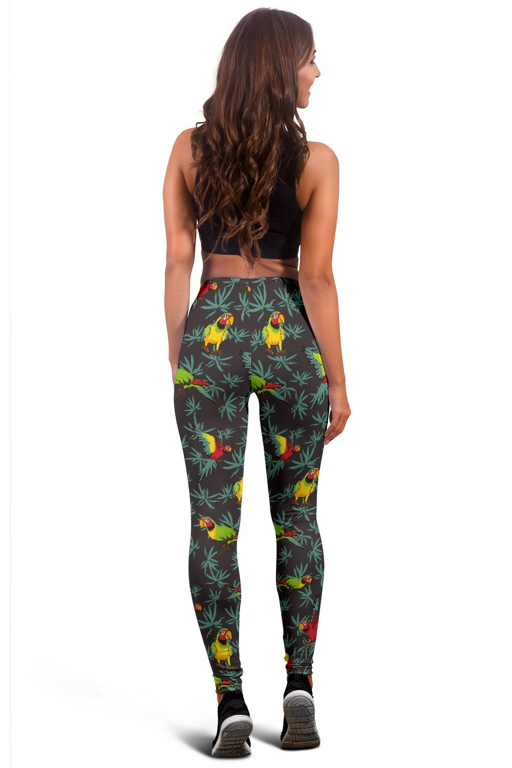 Parrot Themed Print Women Leggings
