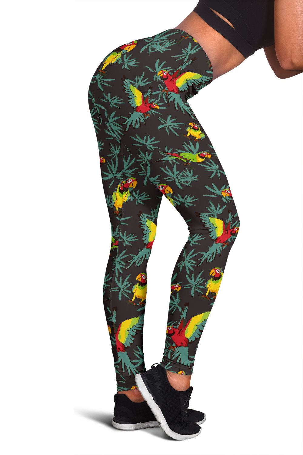 Parrot Themed Print Women Leggings