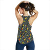 Parrot Themed Print Women Racerback Tank Top