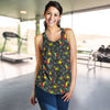 Parrot Themed Print Women Racerback Tank Top