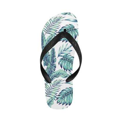 Pattern Tropical Palm Leaves Flip Flops-JTAMIGO.COM