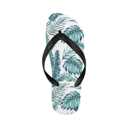 Pattern Tropical Palm Leaves Flip Flops-JTAMIGO.COM