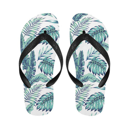 Pattern Tropical Palm Leaves Flip Flops-JTAMIGO.COM