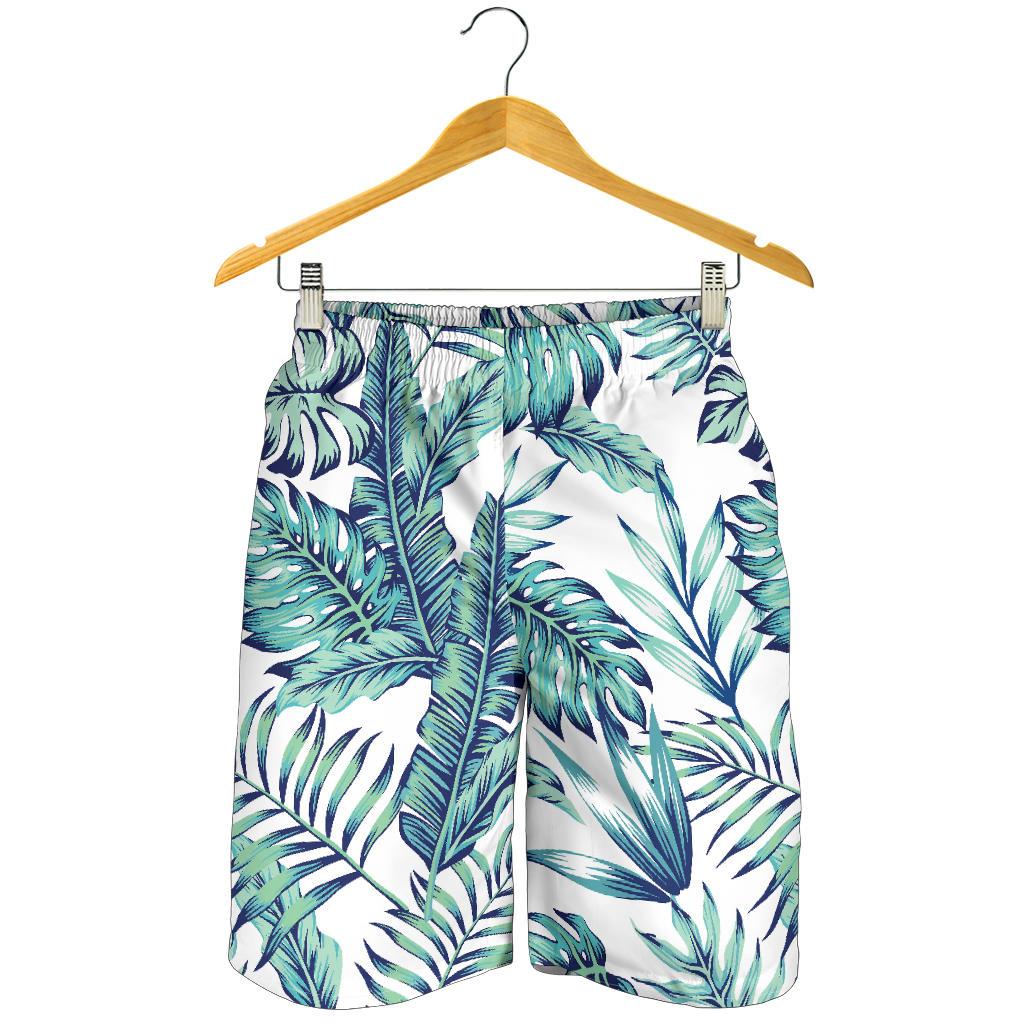 Pattern Tropical Palm Leaves Mens Shorts-JTAMIGO.COM