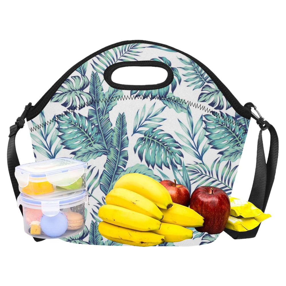 Pattern Tropical Palm Leaves Neoprene Lunch Bag (Model 1669)(Large)-JTAMIGO.COM