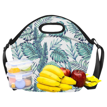 Pattern Tropical Palm Leaves Neoprene Lunch Bag (Model 1669)(Large)-JTAMIGO.COM