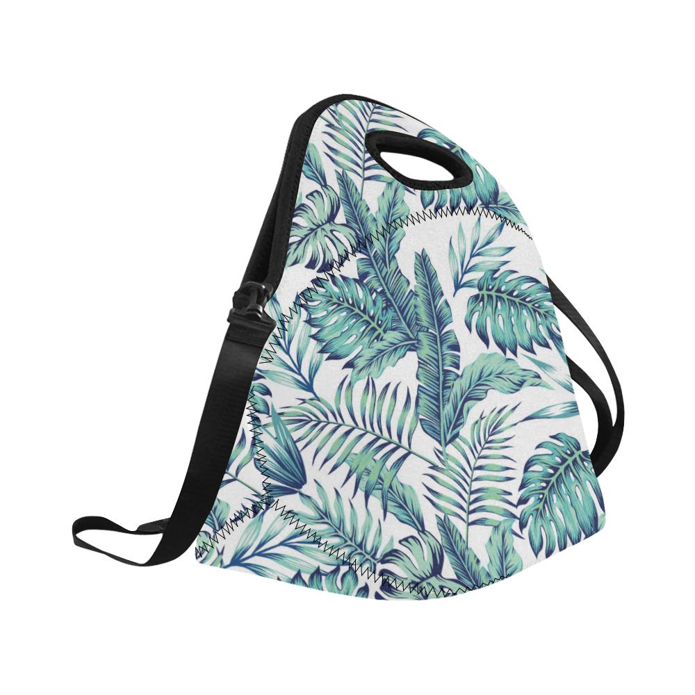 Pattern Tropical Palm Leaves Neoprene Lunch Bag (Model 1669)(Large)-JTAMIGO.COM
