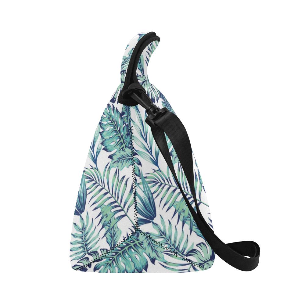 Pattern Tropical Palm Leaves Neoprene Lunch Bag (Model 1669)(Large)-JTAMIGO.COM