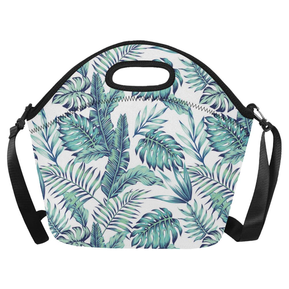 Pattern Tropical Palm Leaves Neoprene Lunch Bag (Model 1669)(Large)-JTAMIGO.COM