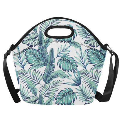 Pattern Tropical Palm Leaves Neoprene Lunch Bag (Model 1669)(Large)-JTAMIGO.COM